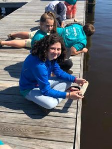 4-H'ers had the opportunity to try their hand at crabbing with at SED Teen Retreat.