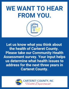 Community Health Assessment Survey flyer