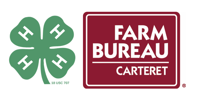 4-H and Carteret County Farm Bureau logos