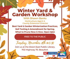 Winter Yard & Garden Workshop Flyer