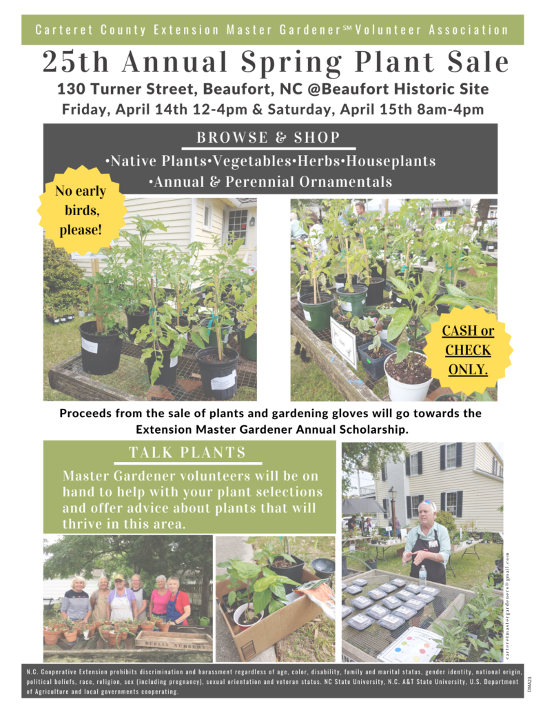 Annual Plant Sale Is Around the Corner! | N.C. Cooperative Extension