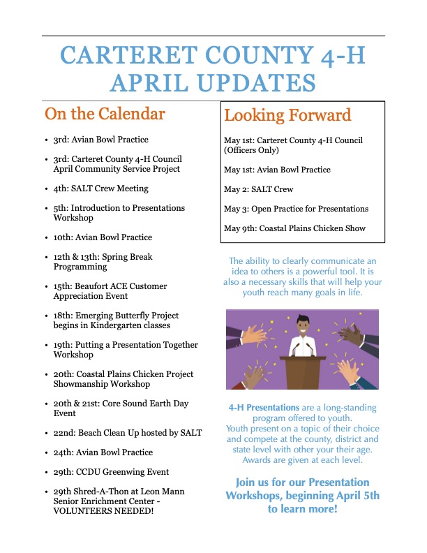 April 2023 4-H Updates page 1