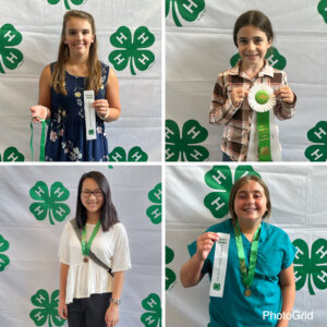 4-H'ers with their medals at the State Presentation Finals