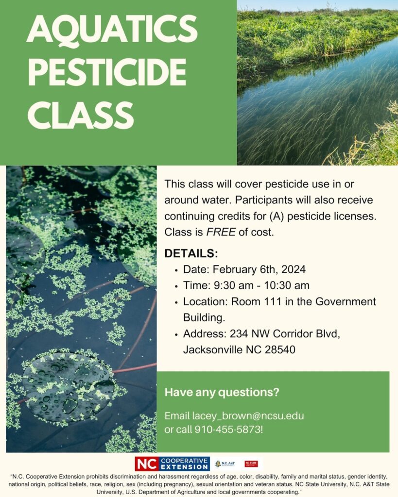 Aquatic Pesticide Class Info