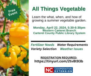 All Things Vegetable Workshop Info