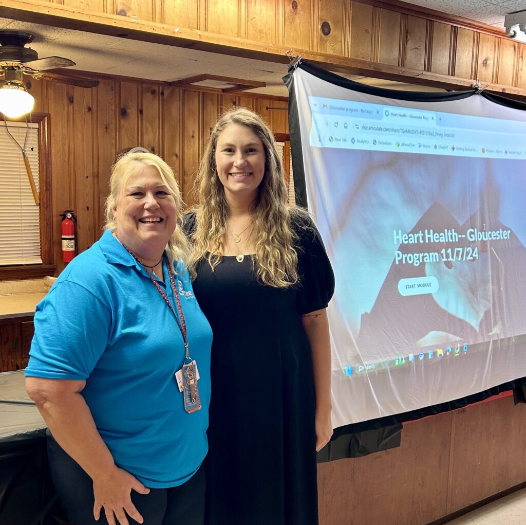 Presenters: Teresa Schray (left) and Stephanie Stevenson (right). 