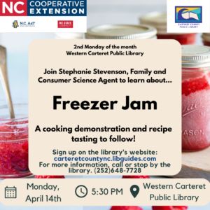 Freezer Jam Class Flier